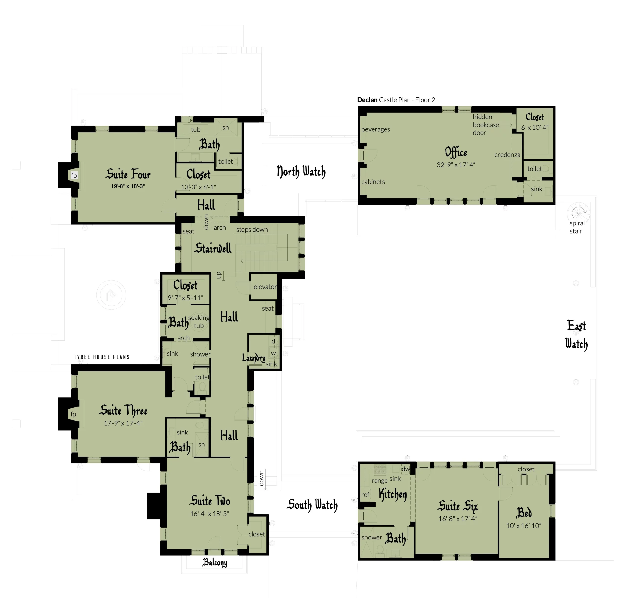 fantasy castle floor plan