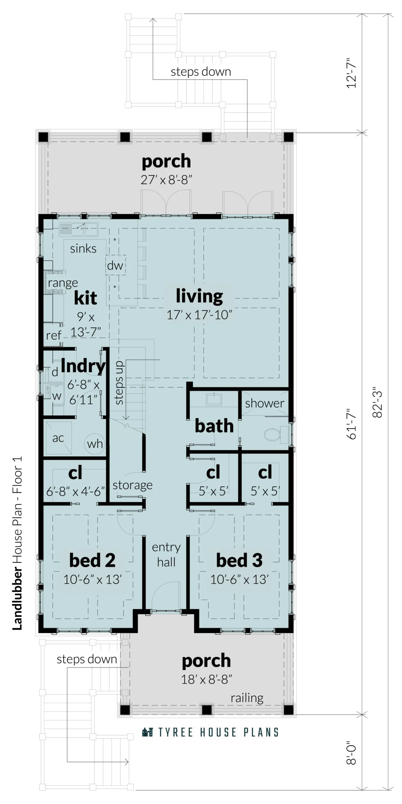 Floor 2 - Landlubber by Tyree House Plans