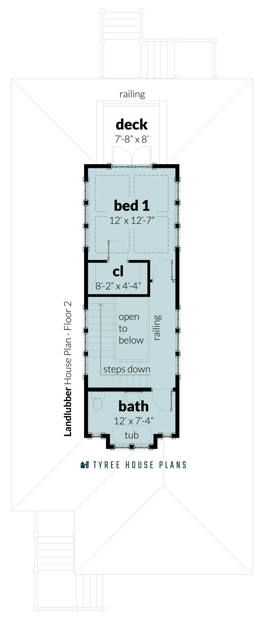 Floor 3 - Landlubber by Tyree House Plans