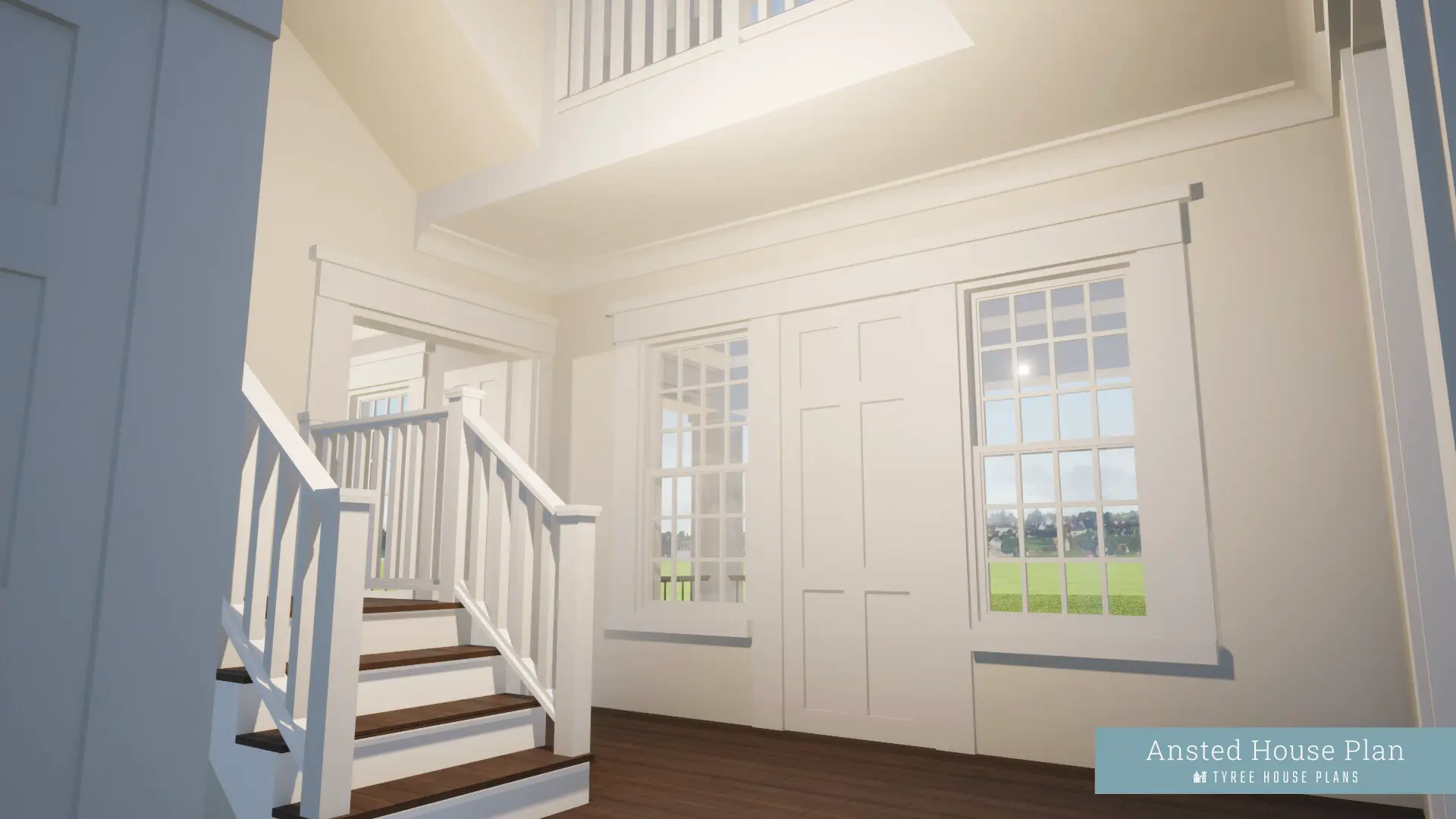 Foyer. Ansted by Tyree House Plans.