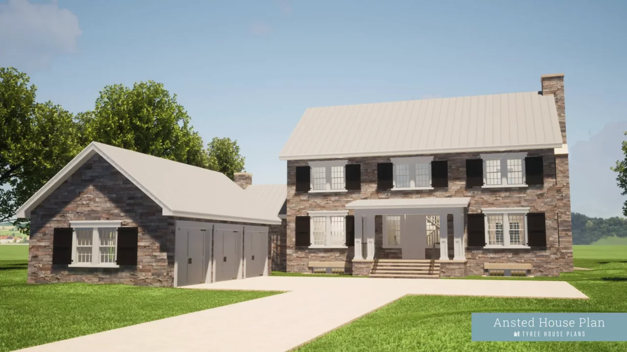 Front. Ansted by Tyree House Plans.