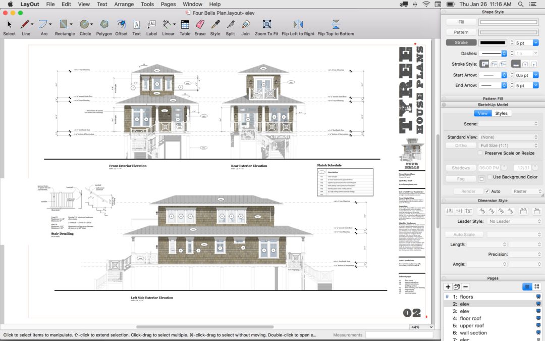 Sketchup Pro – Tyree House Plans Sketchup Pro – Tyree House Plans