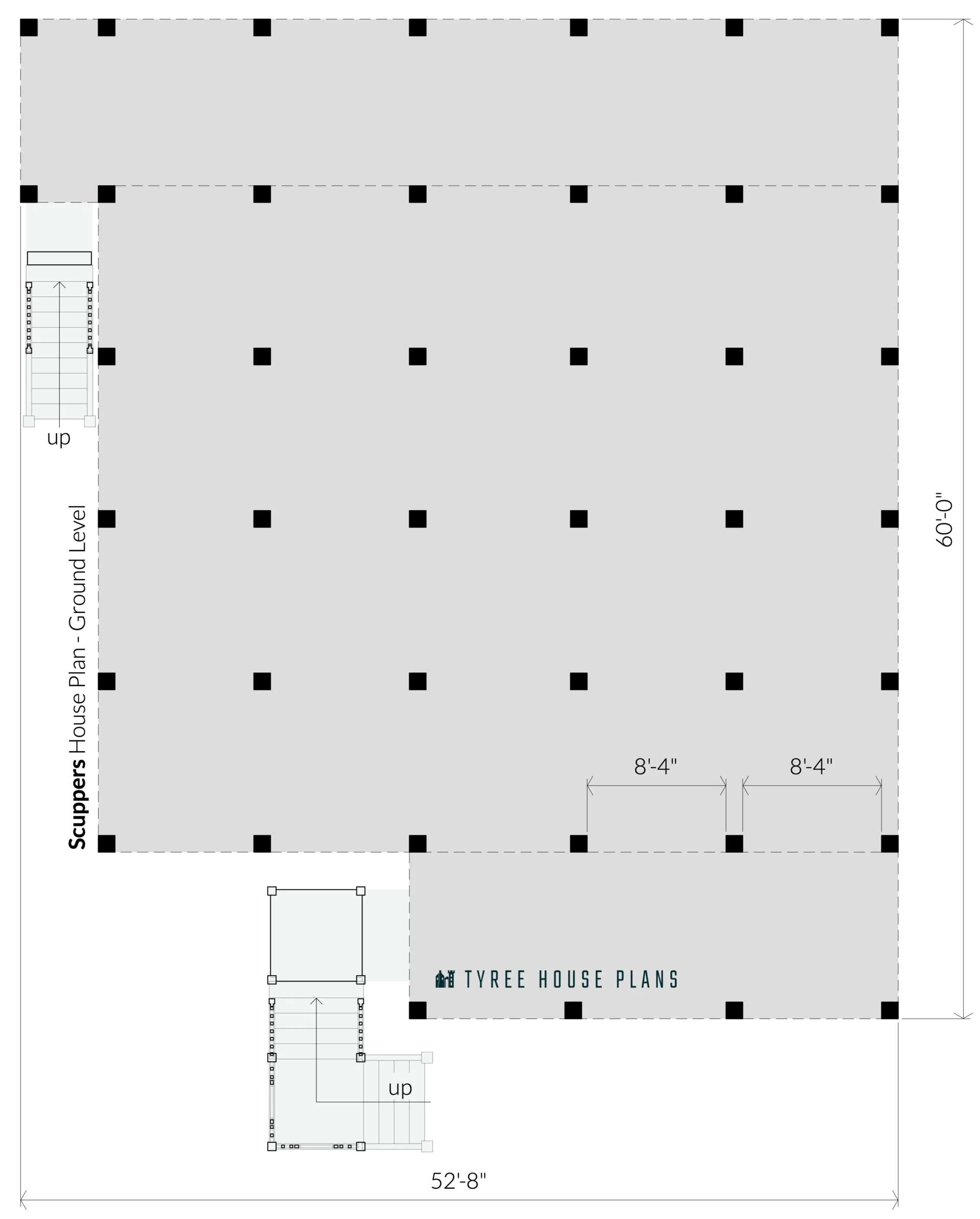 Floor 1 - Scuppers by Tyree House Plans