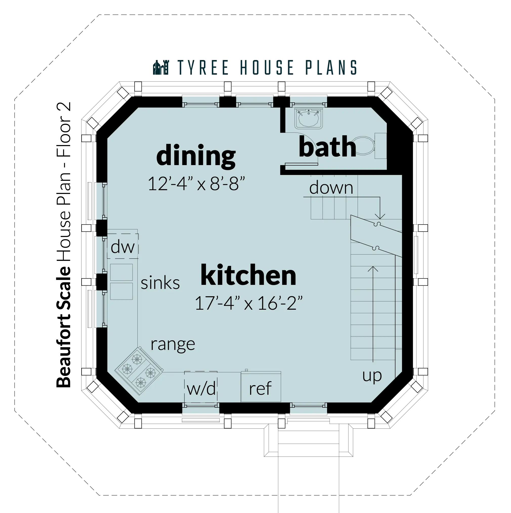 Floor 2 - Beaufort Scale by Tyree House Plans