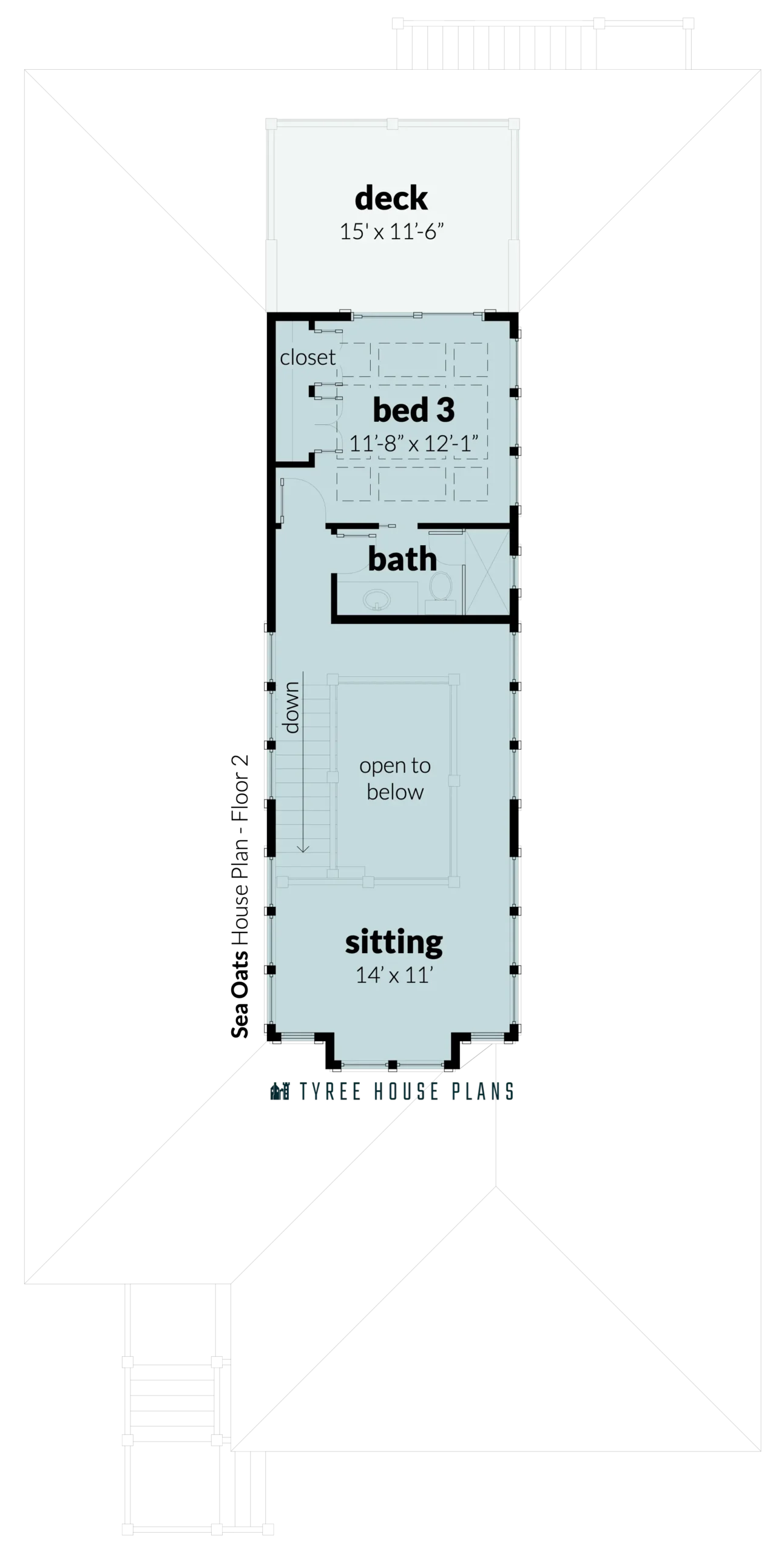 Floor 3 - Sea Oats by Tyree House Plans