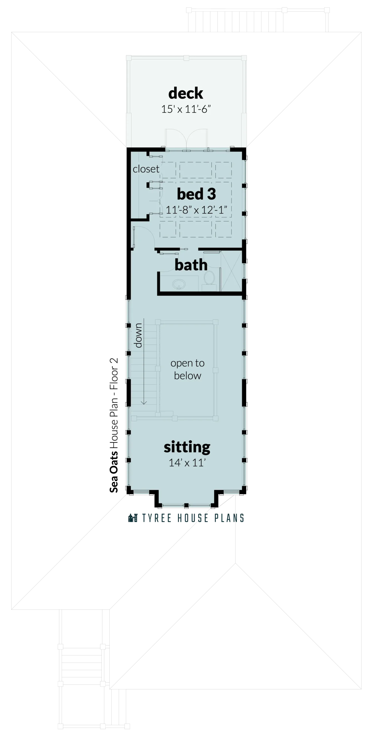 Floor 3 - Sea Oats by Tyree House Plans