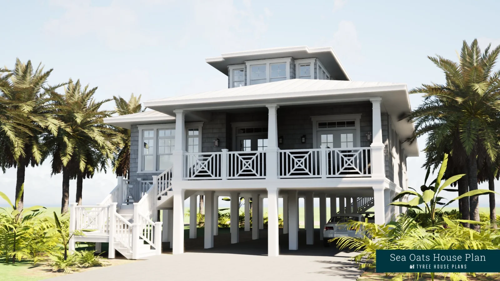 Front - Sea Oats by Tyree House Plans