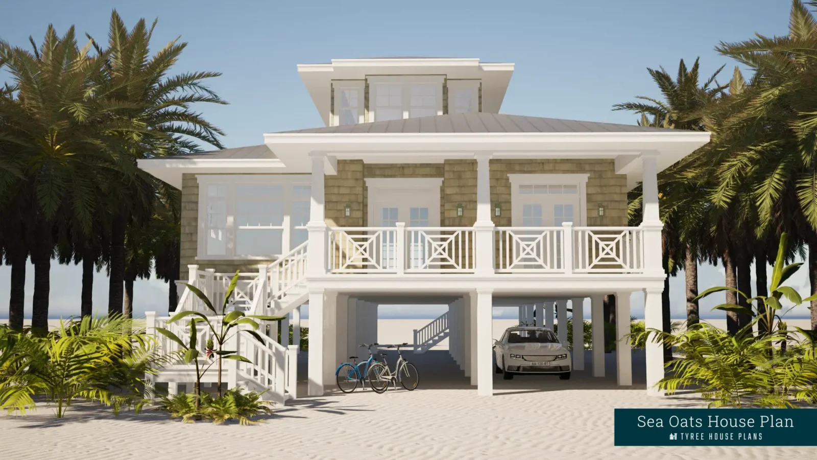 Front - Sea Oats by Tyree House Plans