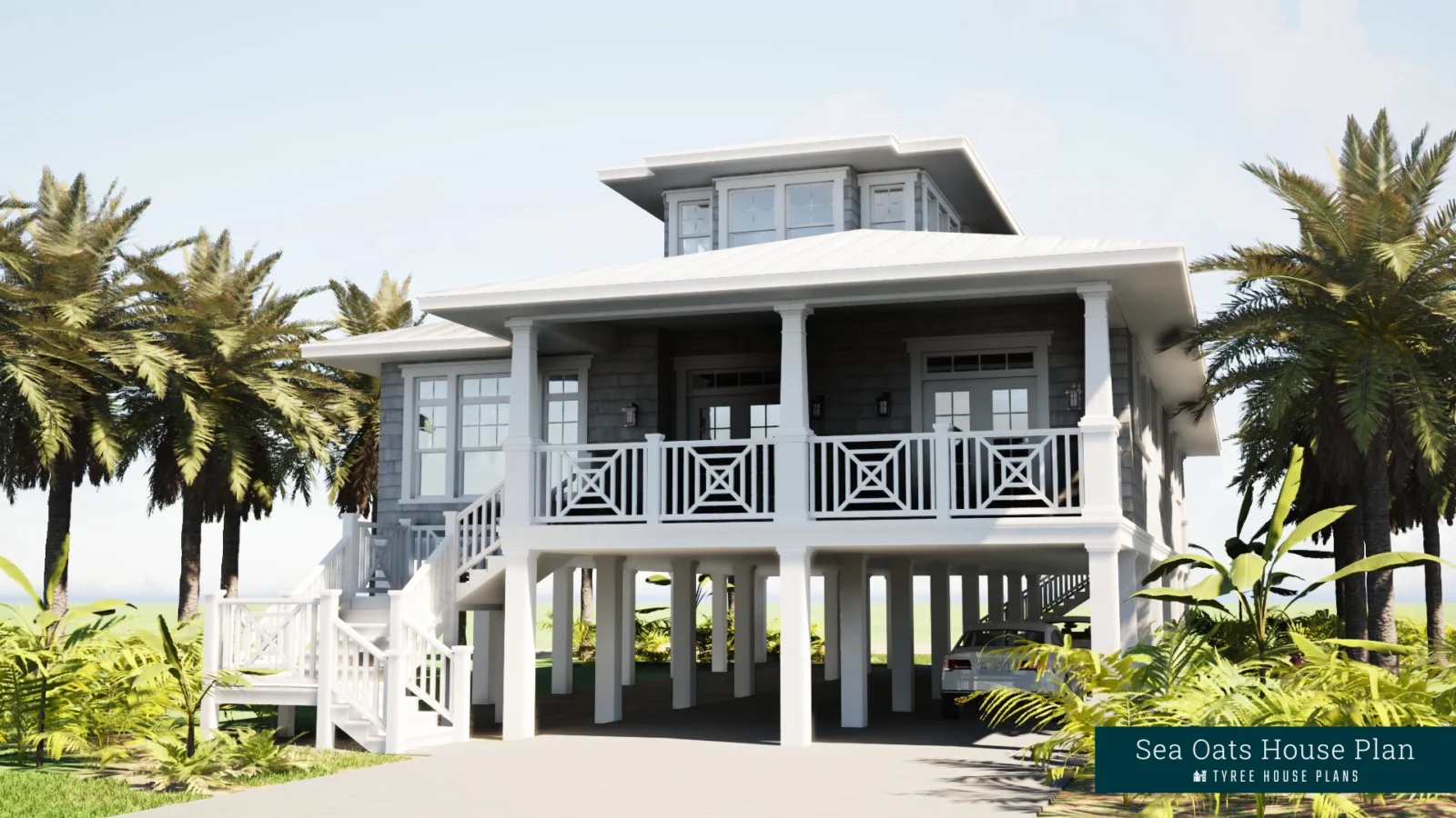 Front - Sea Oats by Tyree House Plans