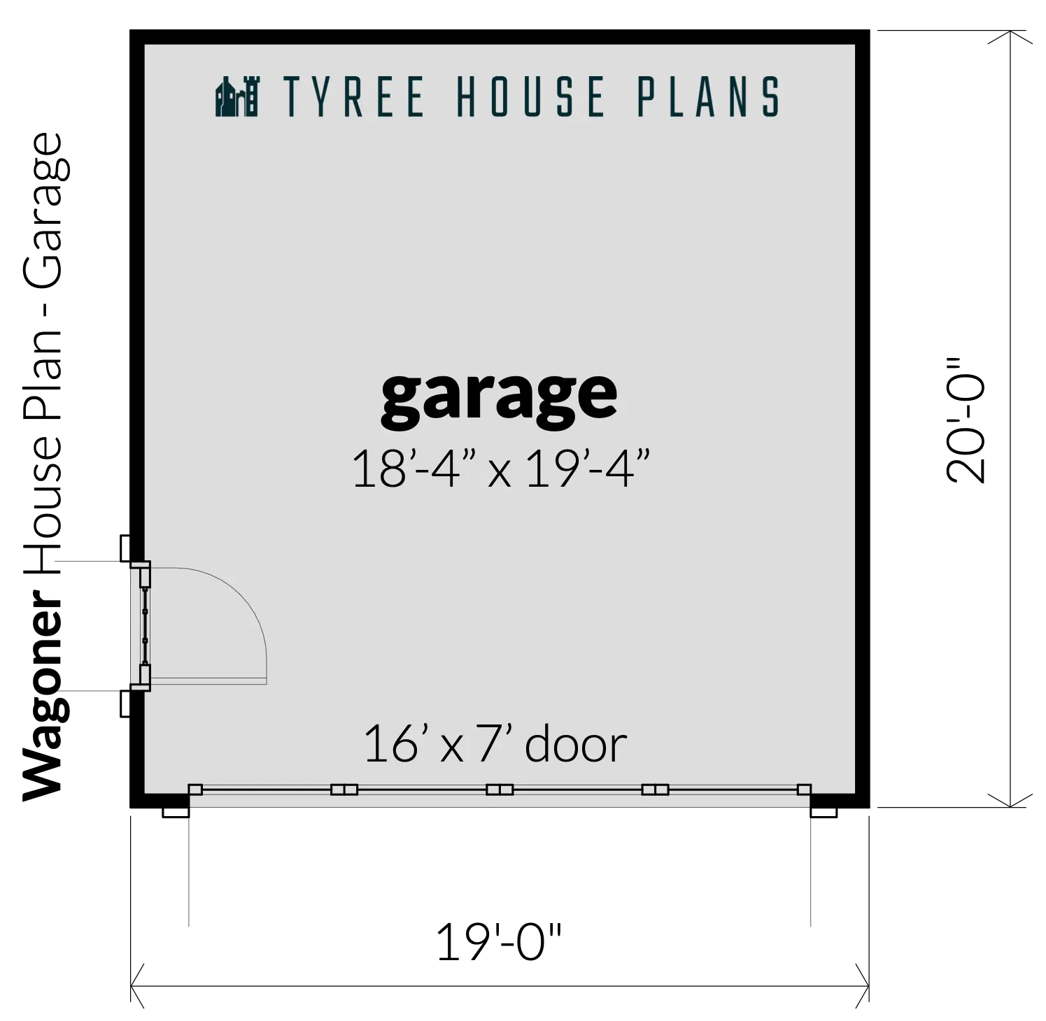 Garage - Wagoner by Tyree House Plans