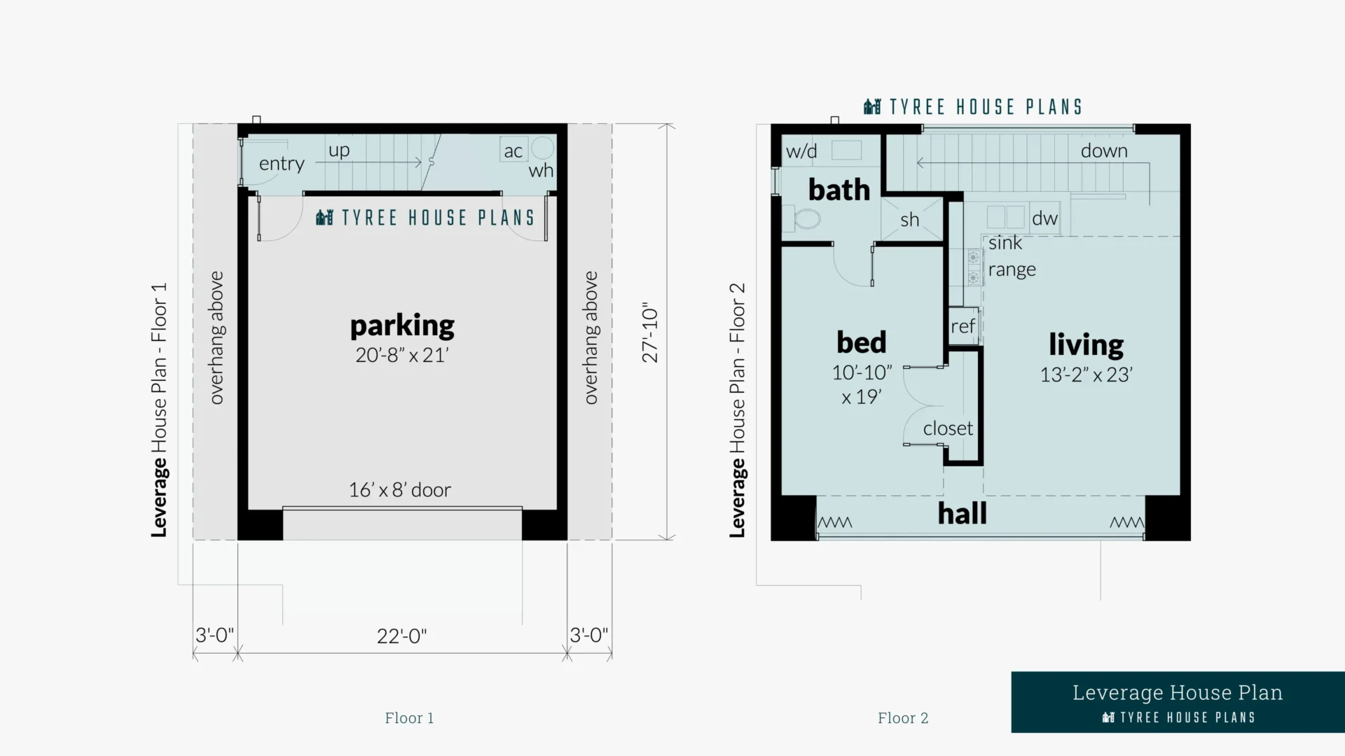 Leverage House Plan Floor Artwork by Tyree House Plans