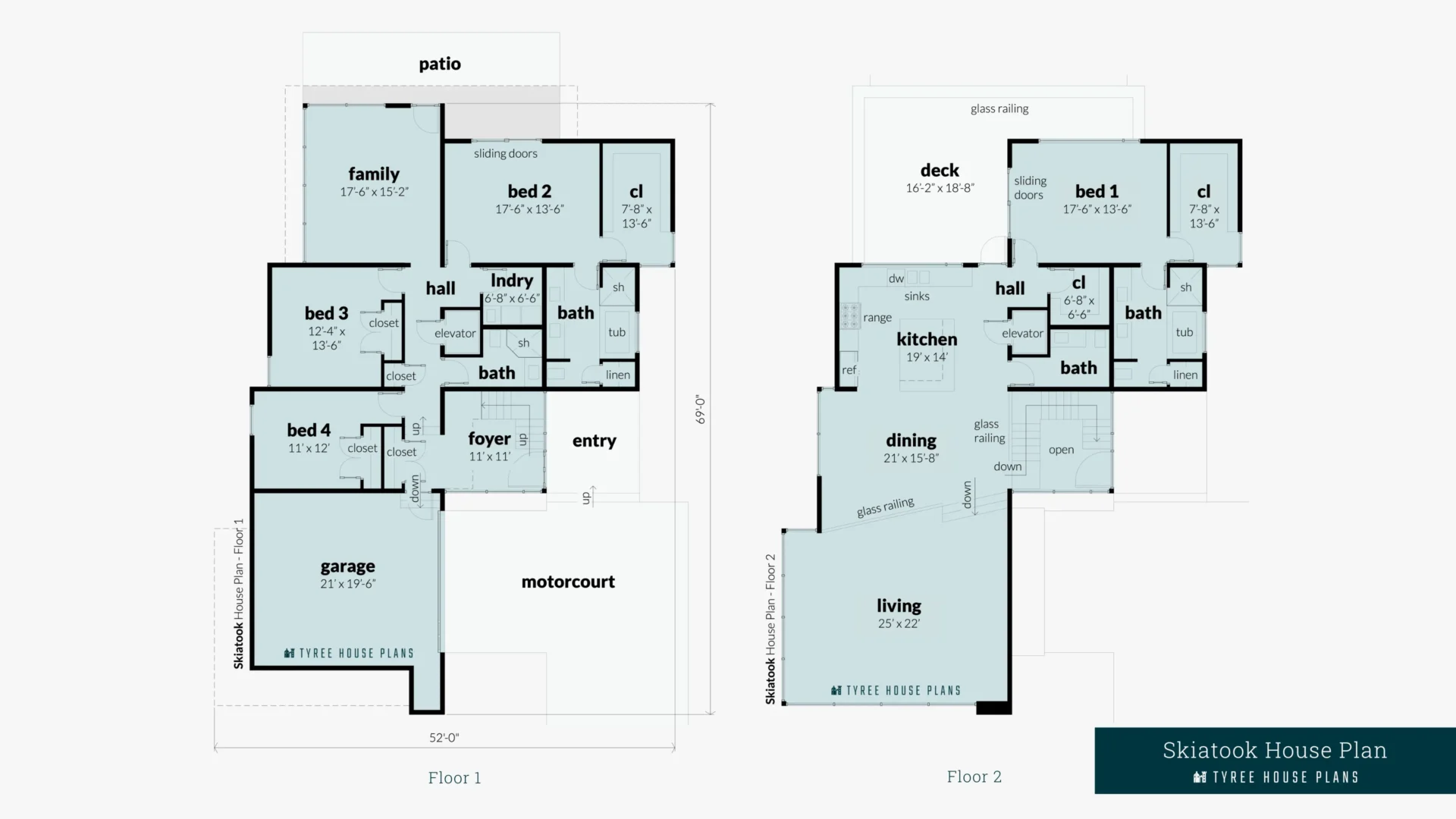 Skiatook House Plan Floor Artwork by Tyree House Plans