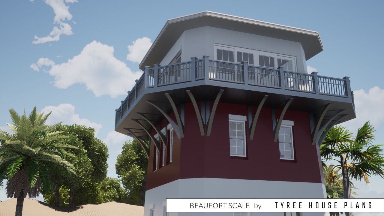 Beaufort Scale. The Two Bed Lighthouse Beach House Plan. Created by ...