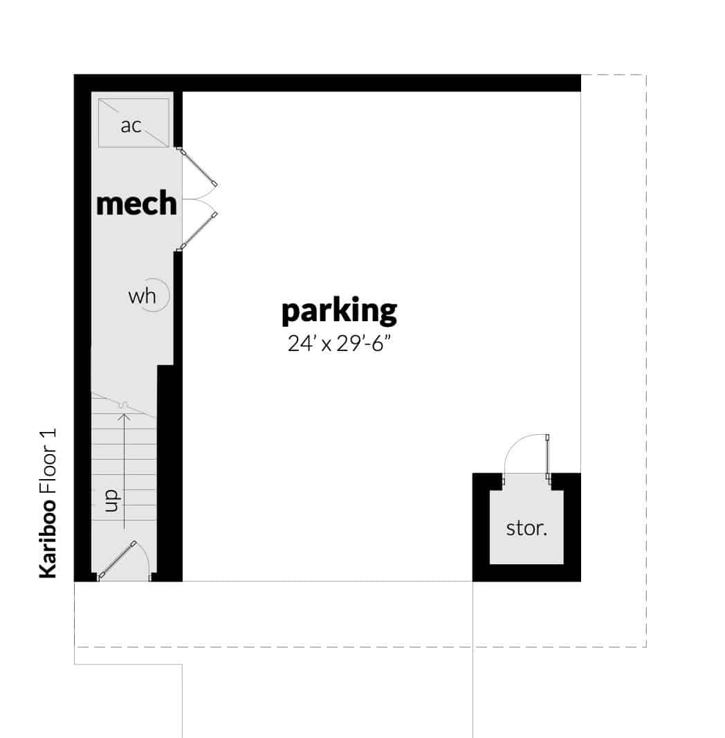 Floor 1 - Kariboo House Plan by Tyree House Plans