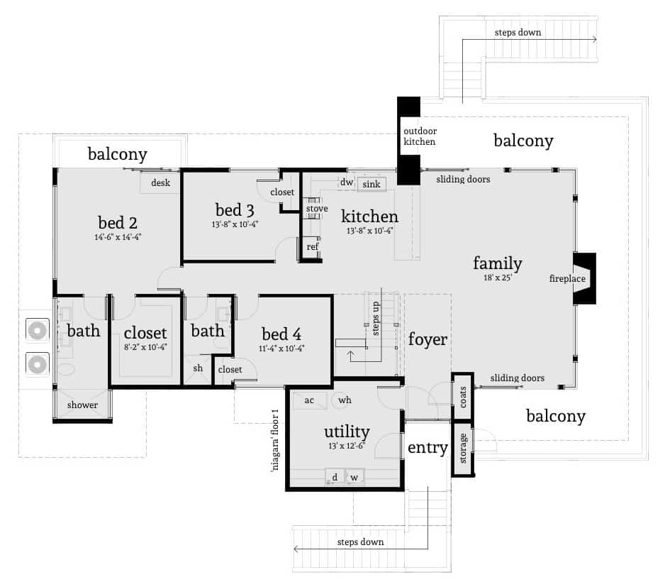 Niagara House Plan by Tyree House Plans