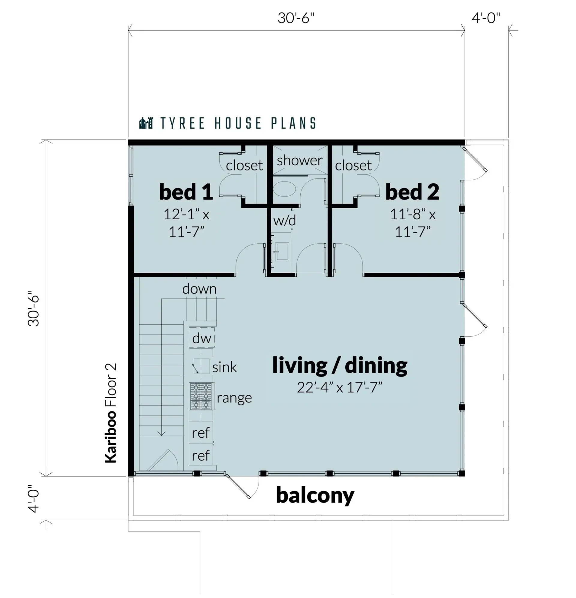 Floor 2 - Kariboo House Plan