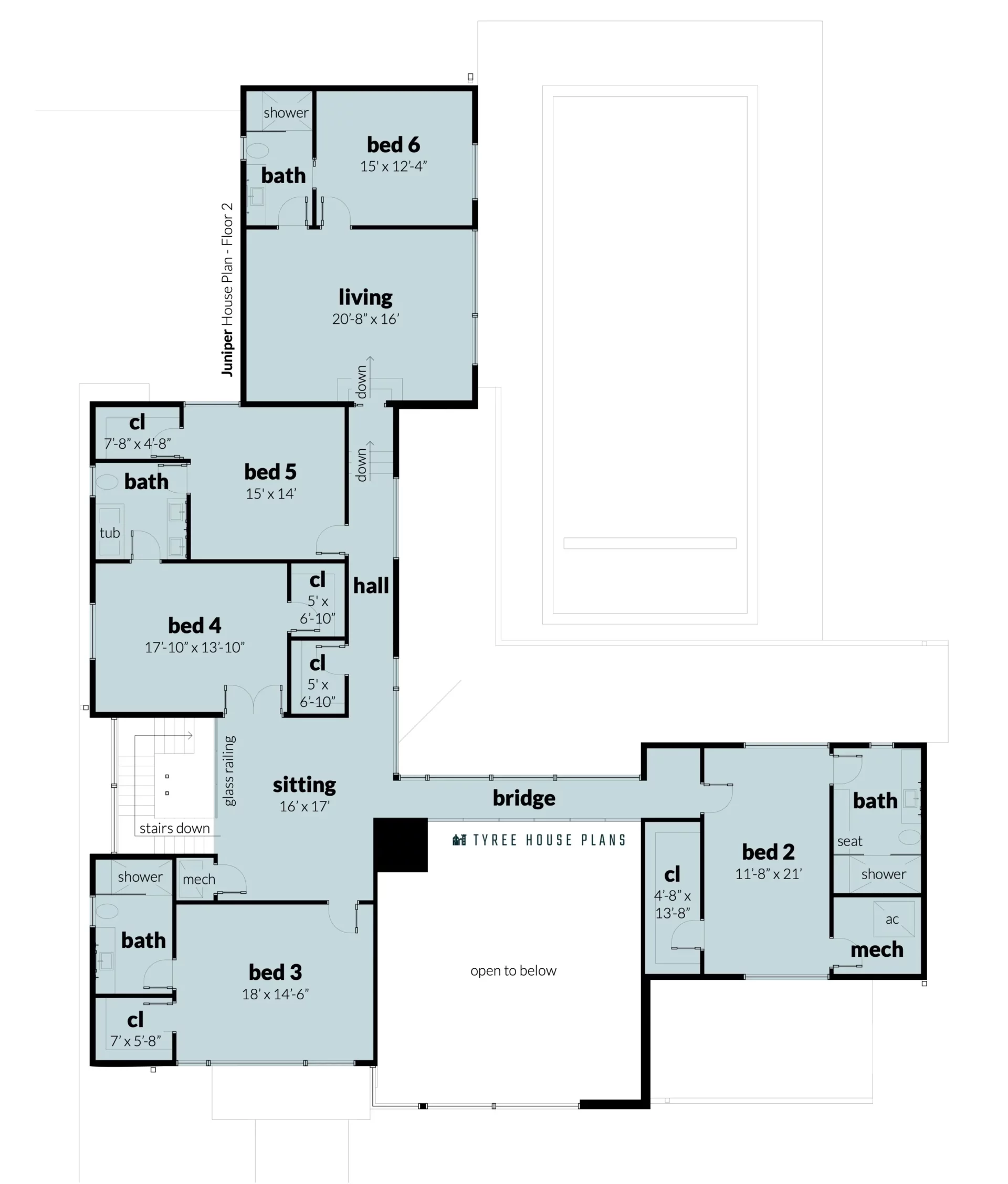 Floor 2 - Juniper House Plan