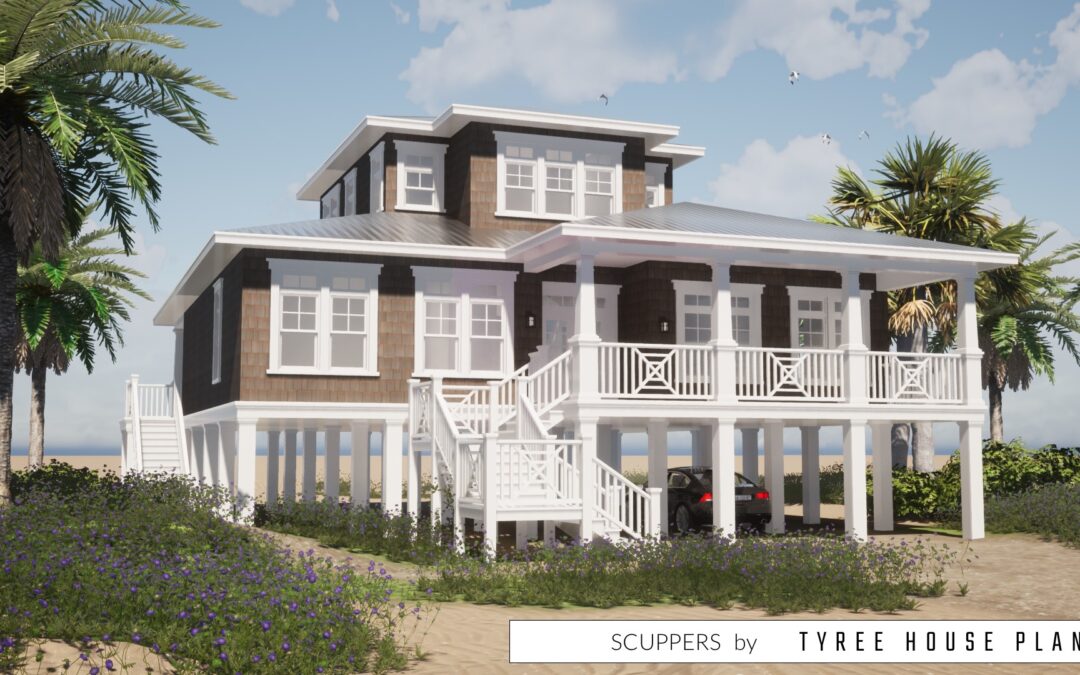 Scuppers. The Two Bed Suite With Elevator Beach House Plan.