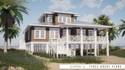 Scuppers House Plan by Tyree House Plans