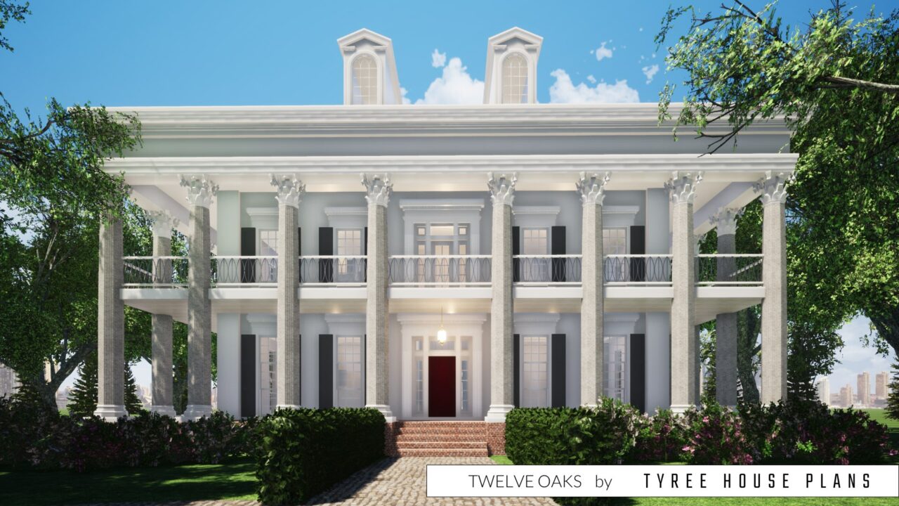 Luxury Southern Plantation 4500 Square Feet Tyree House Plans 