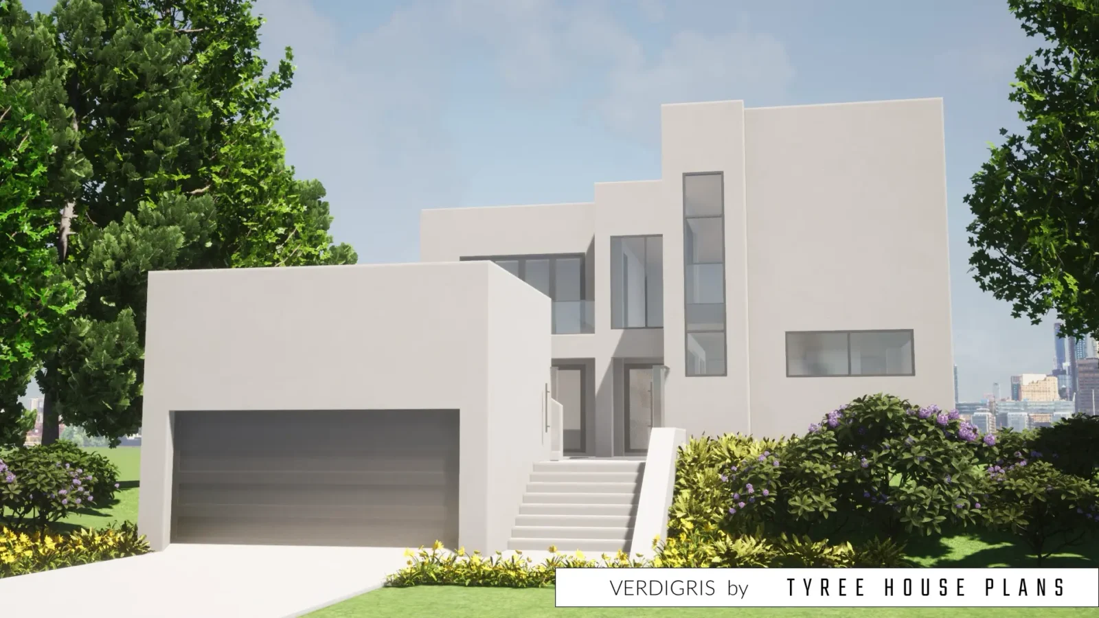 Front - Verdigris by Tyree House Plans