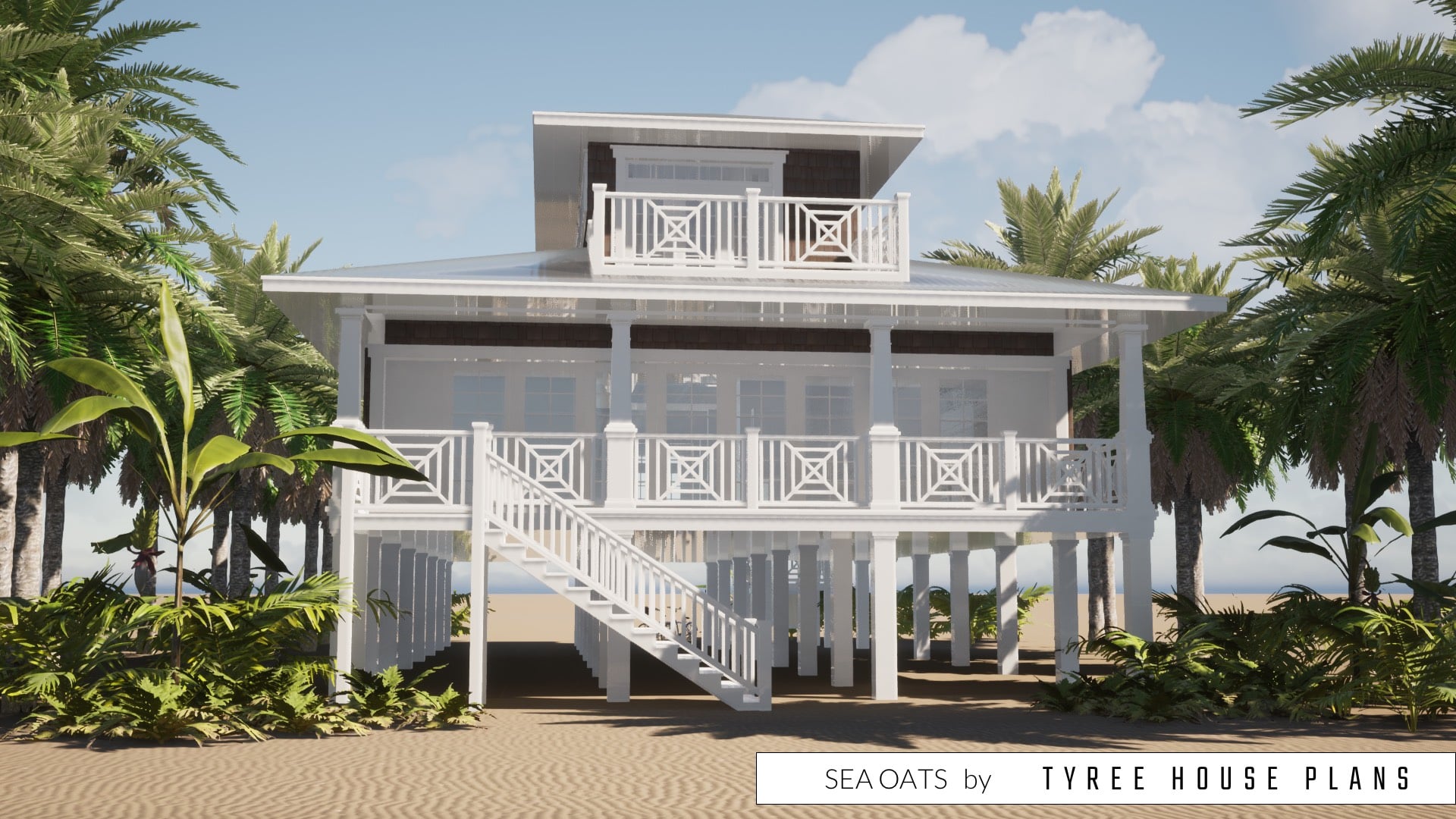 Sea Oats House Plan by Tyree House Plans