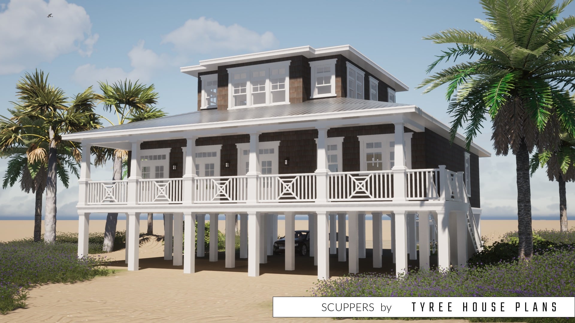 Scuppers House Plan by Tyree House Plans
