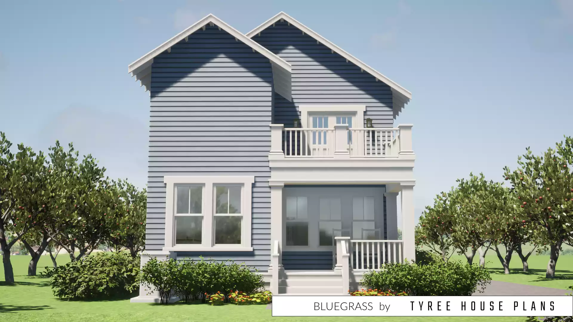 Back of house. Bluegrass by Tyree House Plans.