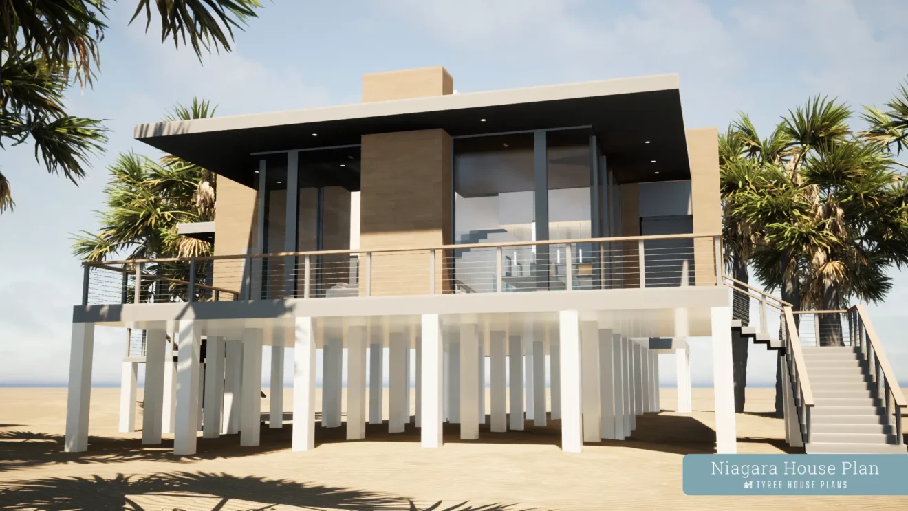 Right side. Niagara by Tyree House Plans.