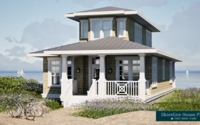 Shoreline. Three Bed Two Bath Cottage Plan.