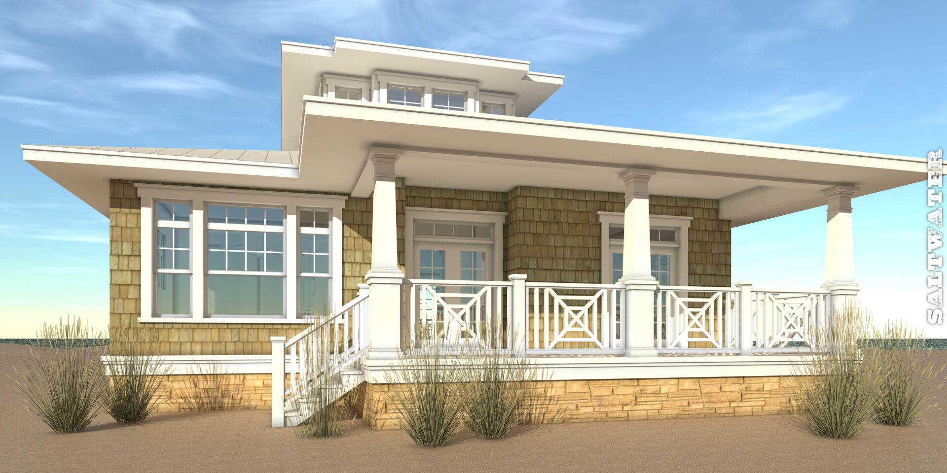 Salt Water House Plan by Tyree House Plans