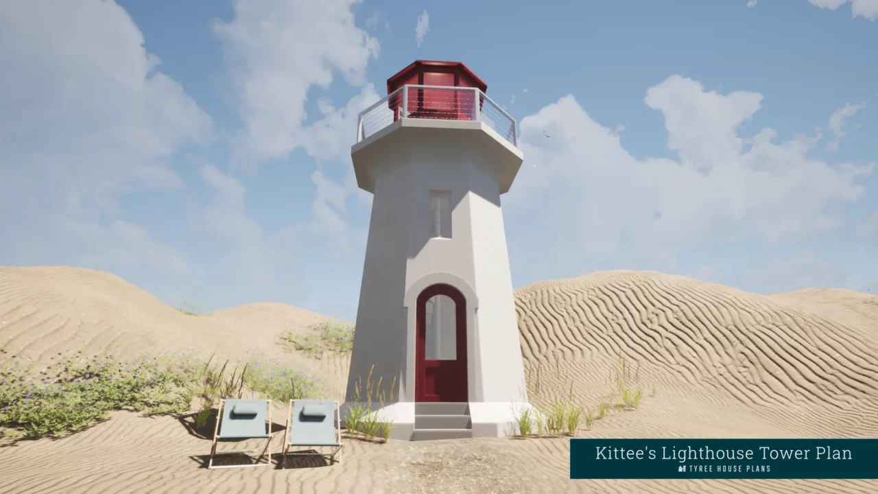Front - Kittee's Lighthouse Tower by Tyree House Plans