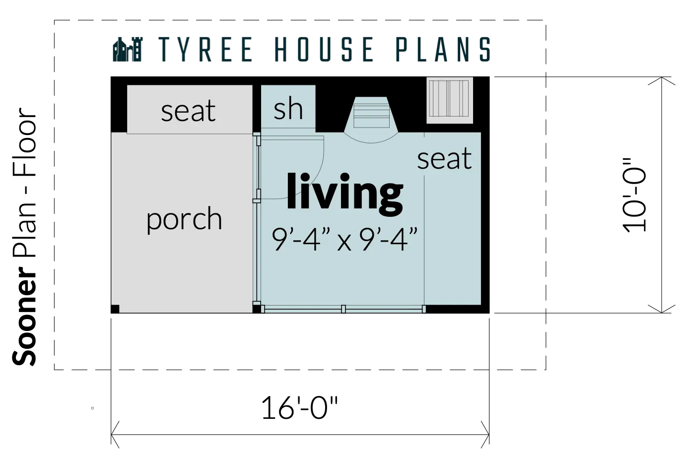 Floor - Sooner by Tyree House Plans