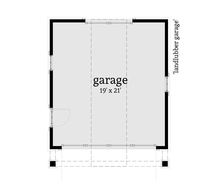 Landlubber Garage Plans