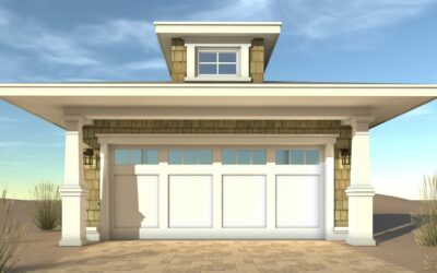 Landlubber Garage Plan – 2 Car – High Roof.