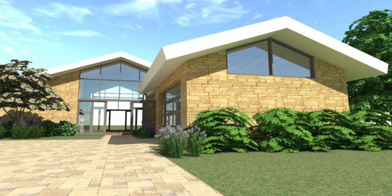 Front view. Lakemont by Tyree House Plans