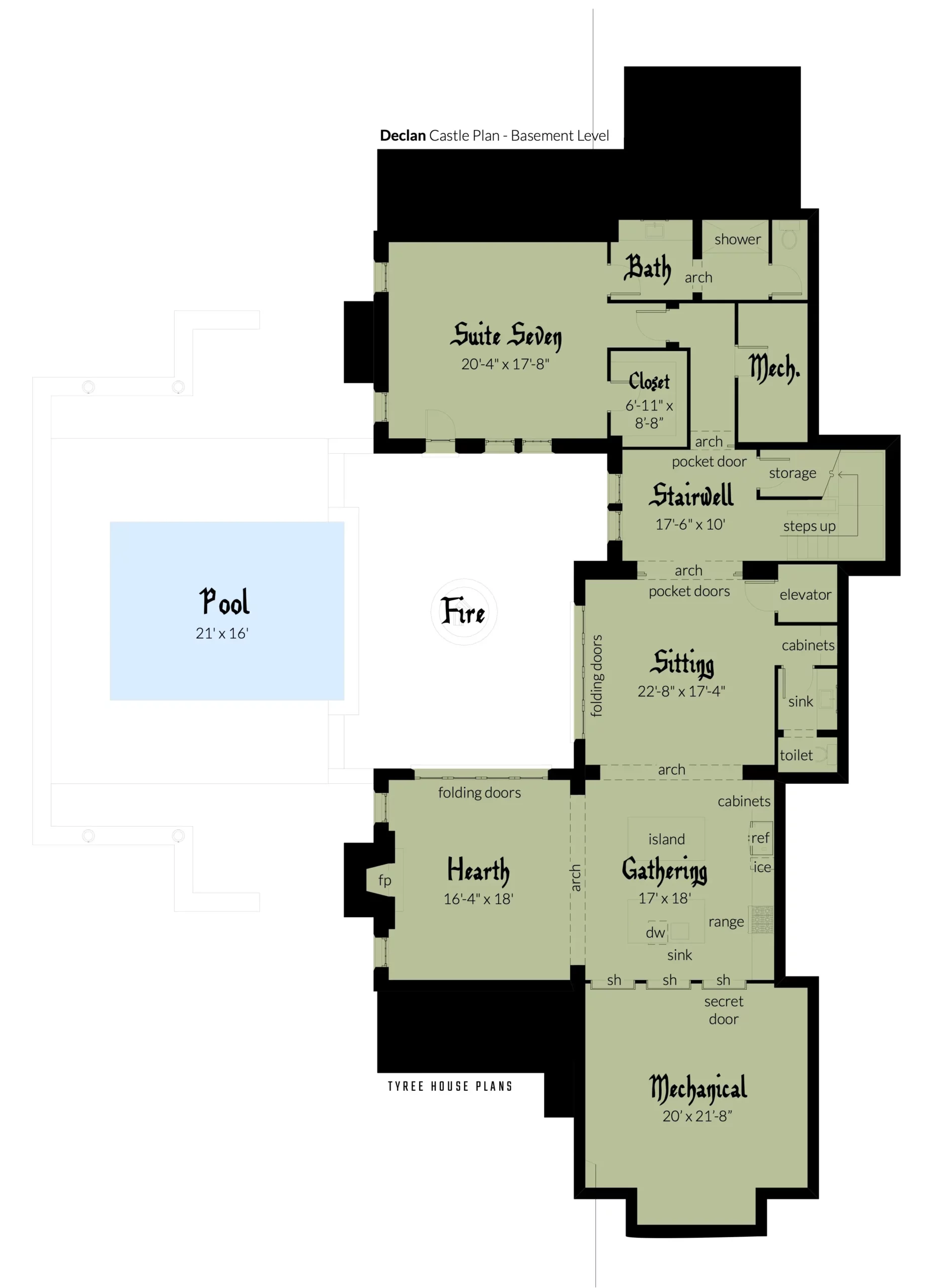 Castle Plan By Tyree House Plans