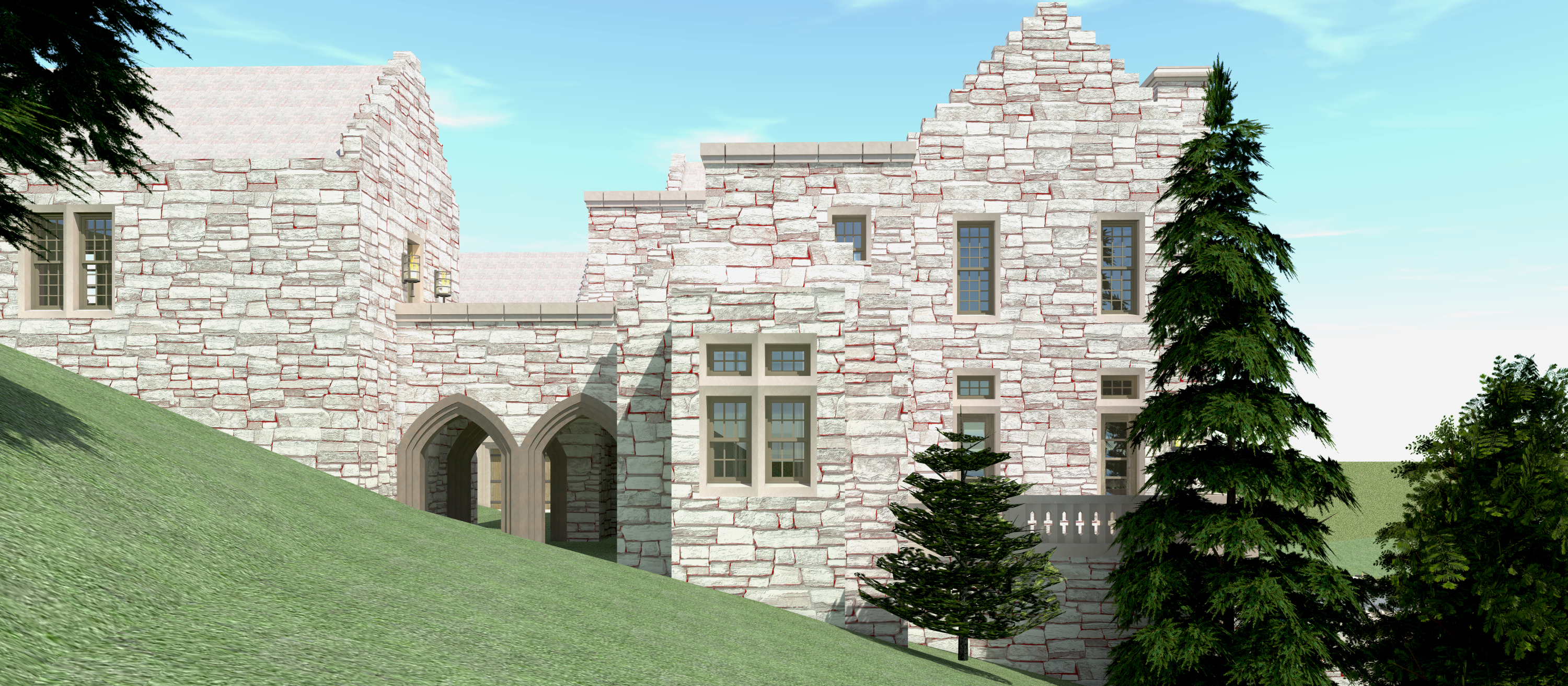 Declan Castle  Plan  by Tyree House  Plans 
