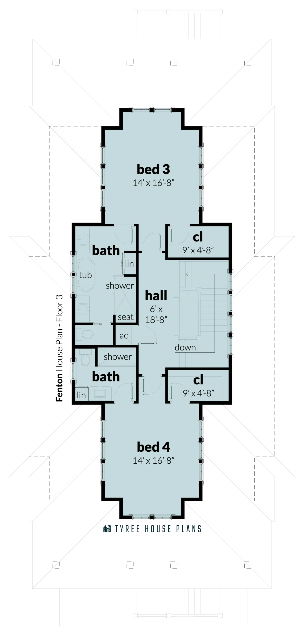 Floor 3 - Fenton by Tyree House Plans