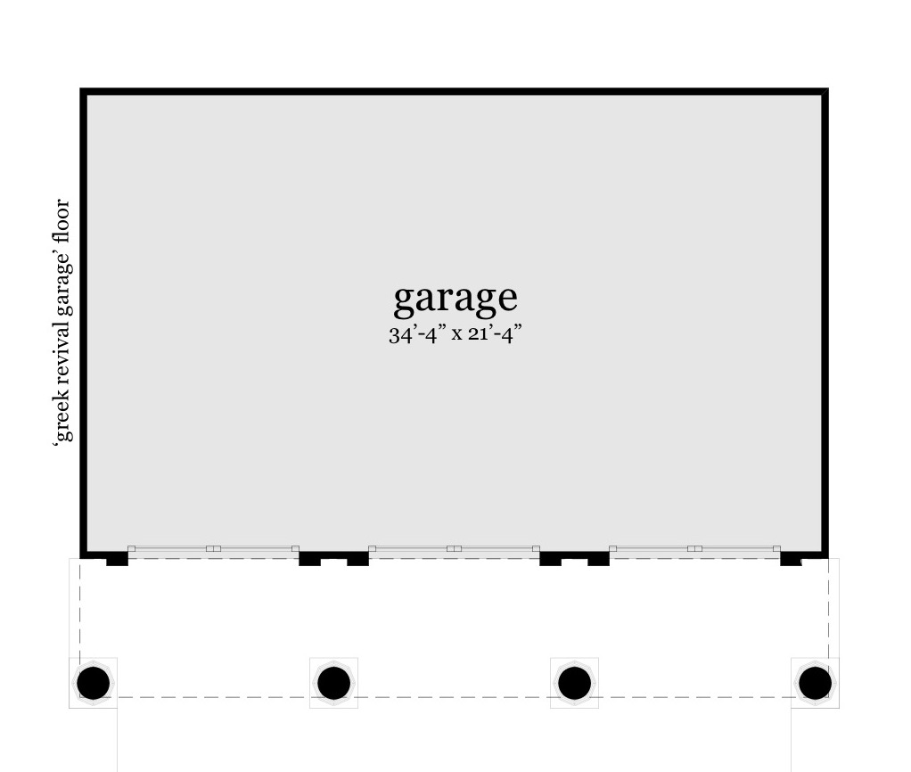 Plantation Garage Plan by Tyree House Plans