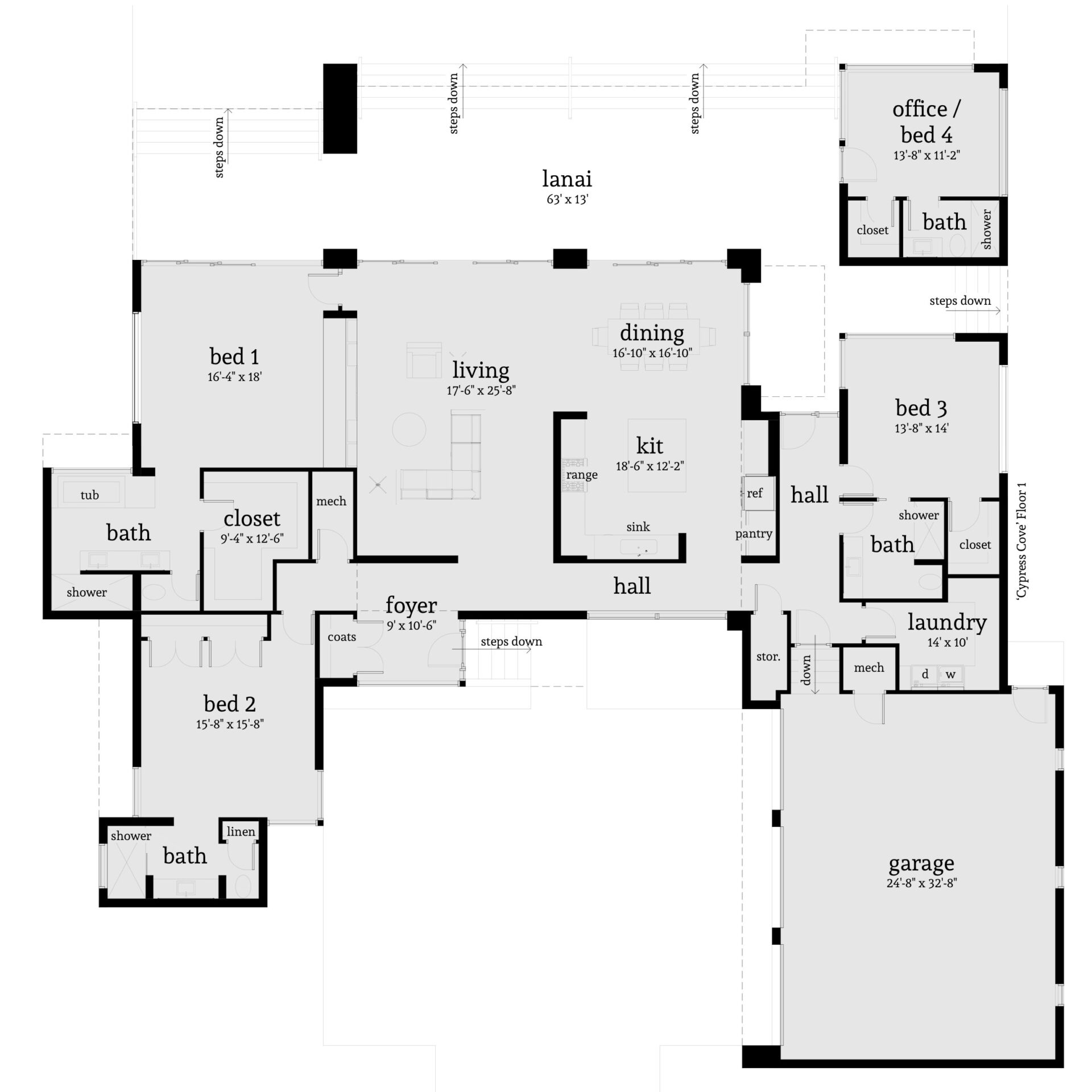 Cypress Cove House Plan - Tyree House Plans