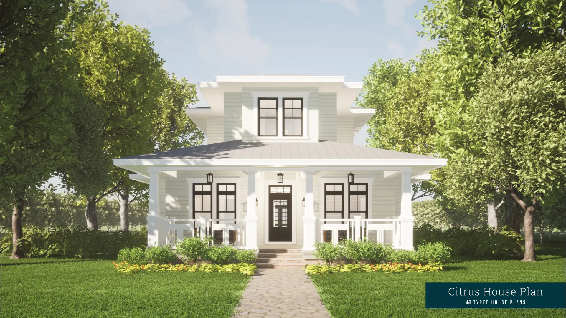 Front view. Citrus by Tyree House Plans.