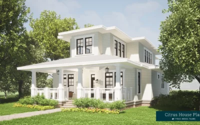 Citrus. Four Bedroom House Plan with Large Porches.
