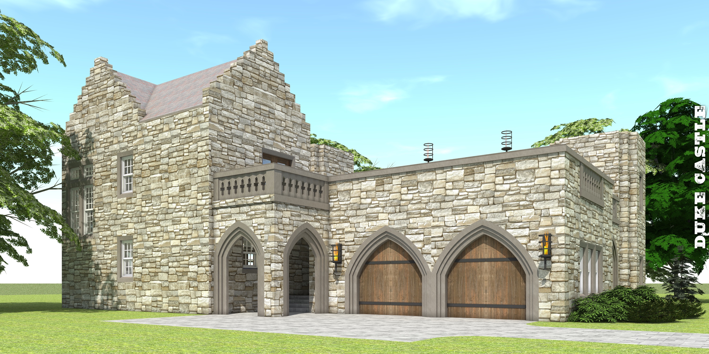 Duke Castle Plan By Tyree House Plans