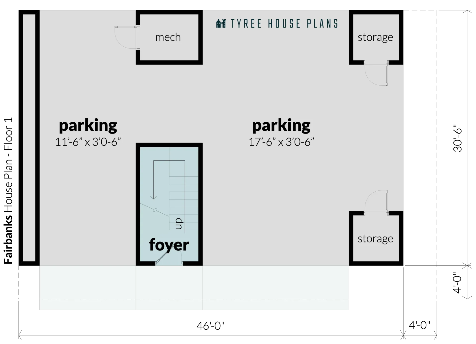 Floor 1 - Fairbanks by Tyree House Plans