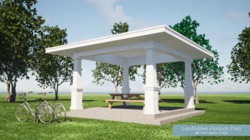 Front. Landlubber Pavilion by Tyree House Plans