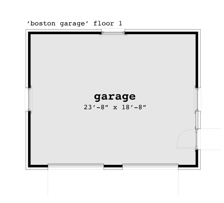 Boston Garage Plan - Tyree House Plans