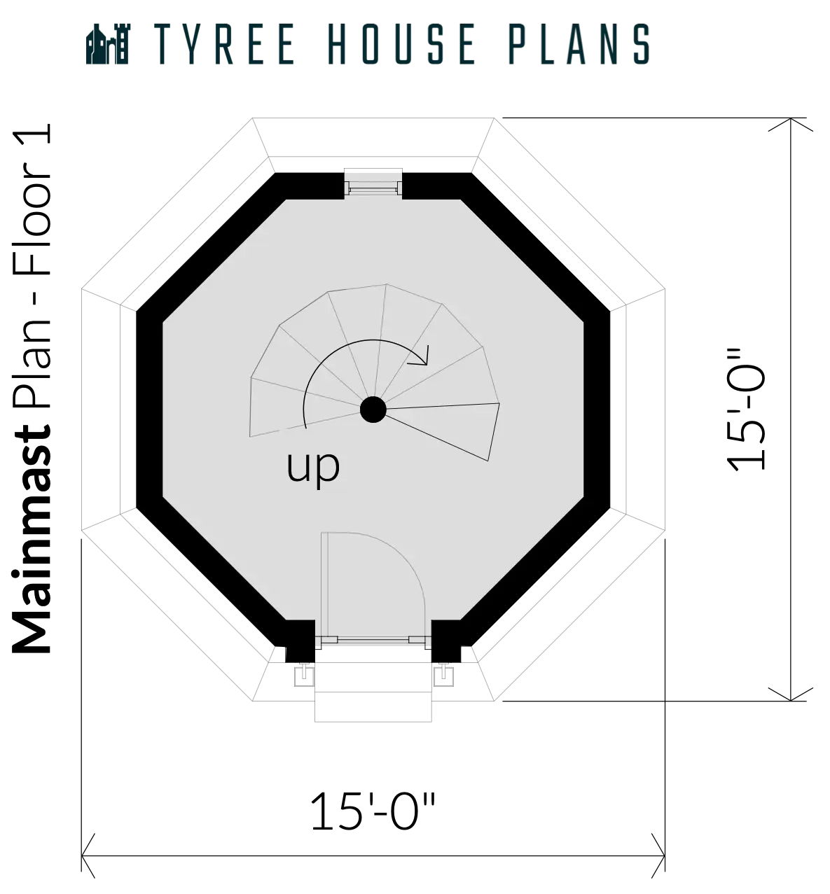 Floor 1 - Mainmast by Tyree House Plans