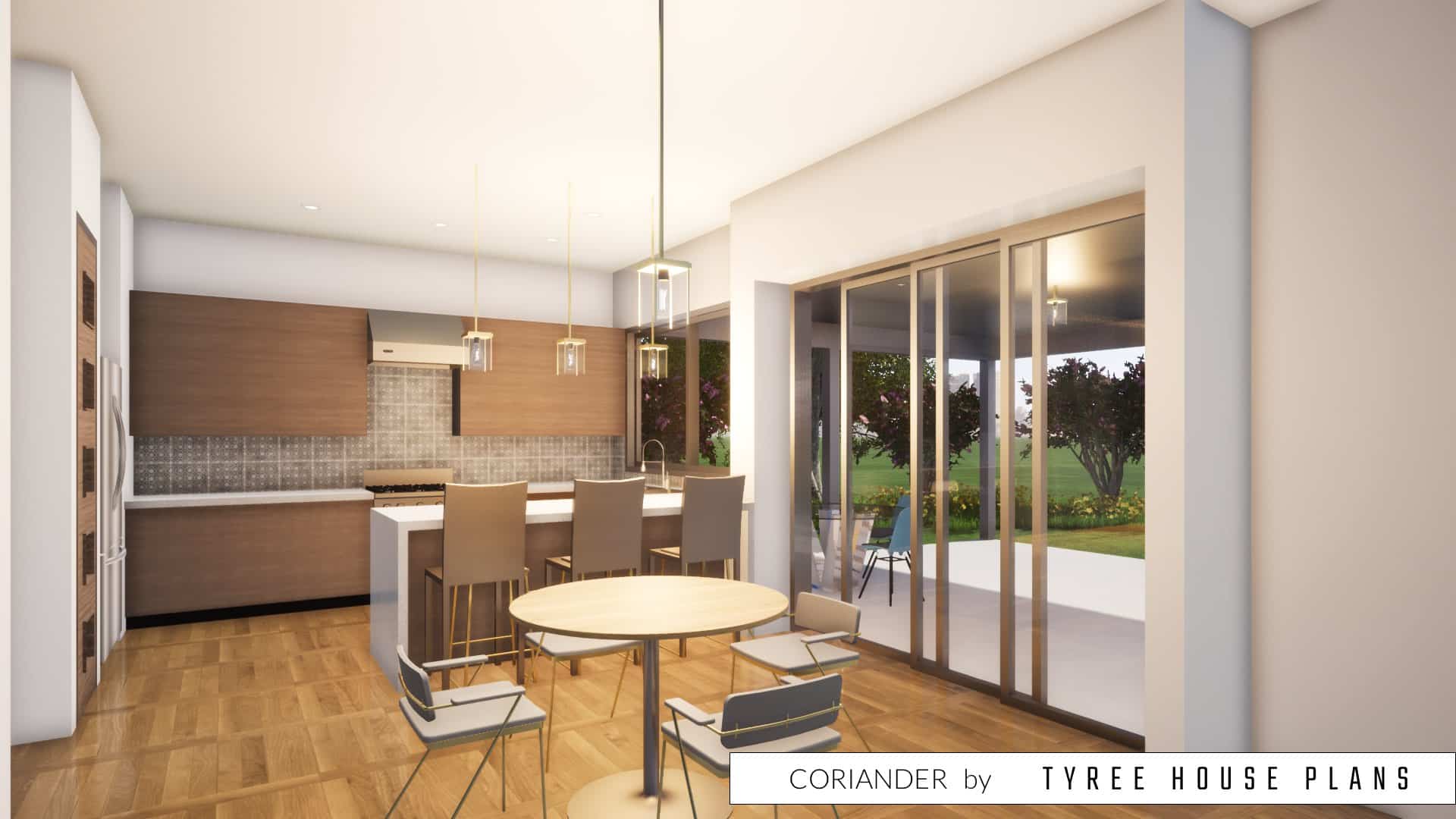 Kitchen. Coriander by Tyree House Plans.