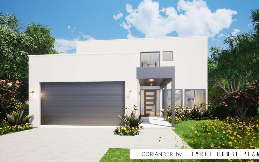 Coriander. Upstairs Family. Four Bed Modern House Plan.